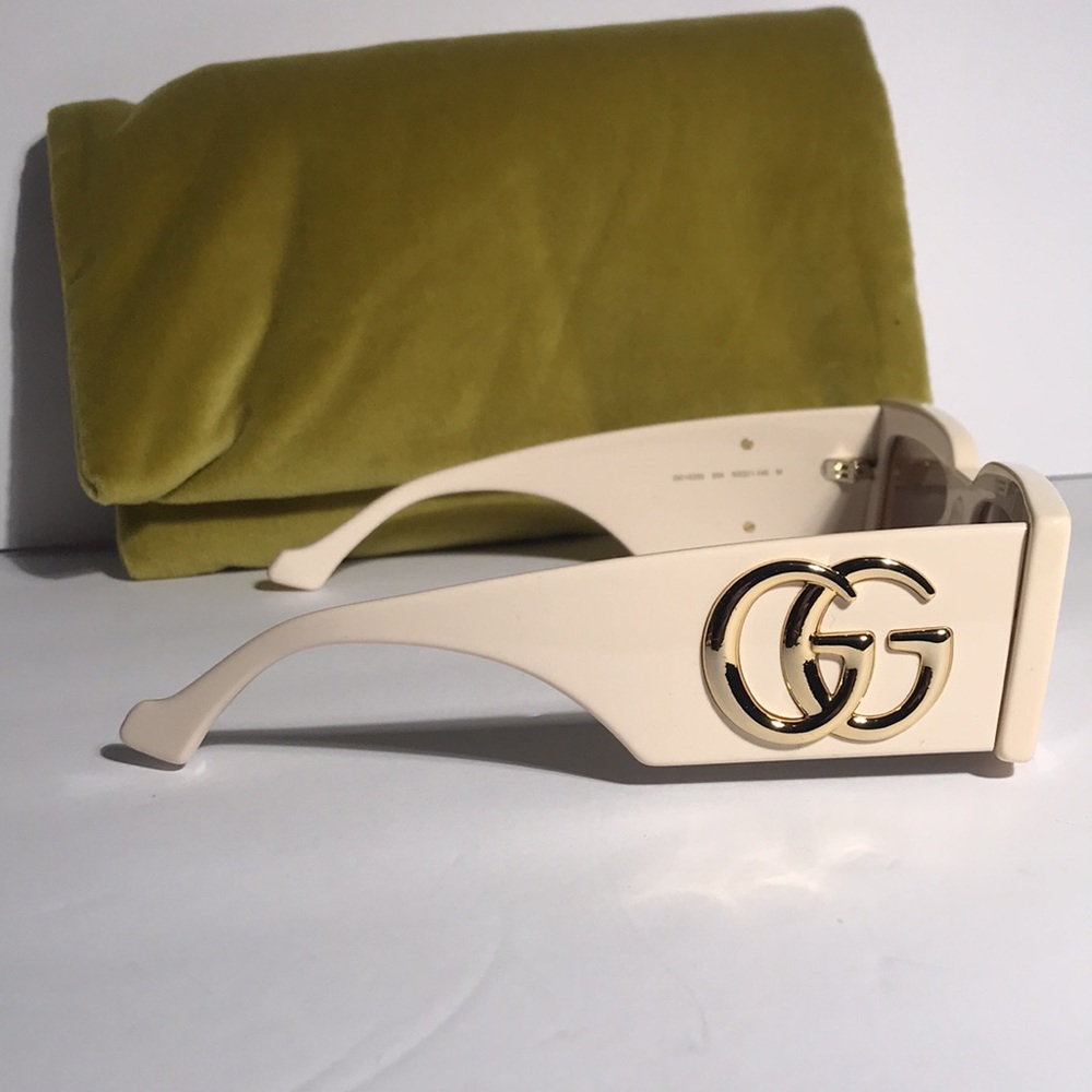 ✨ Authentic Gucci GG1425S Rectangular Sunglasses … - image 3